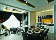 Actual Shot of Sunway Wellesley Townhouse (Lower Unit) Living & Dining Area.jpg